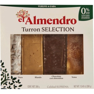 Torrão sem Acuçar Gift Pack embalagem 380 g - El Almendro