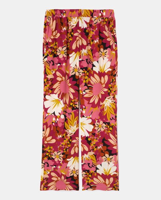 Pantalón fluido de mujer con flores · Fórmula Joven · El Corte Inglés