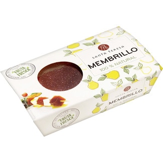 membrillo 100% natural sin aditivos sin gluten envase 150 g - Santa Teresa