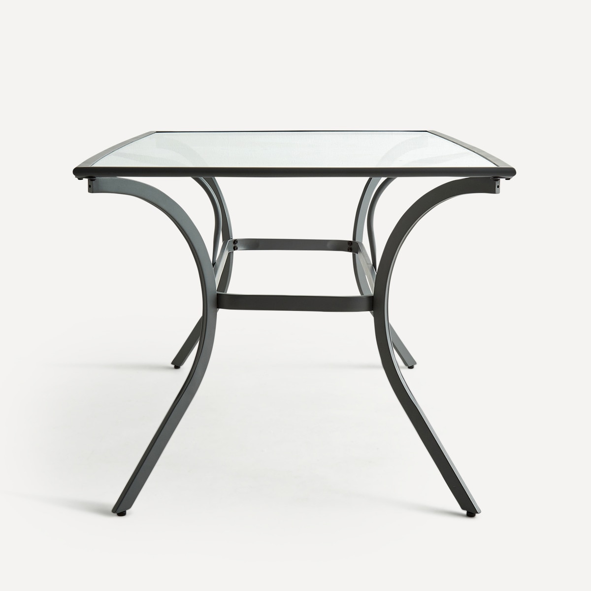 Mesa de comedor rectangular Ferrol Basics El Corte Inglés Antracita-3