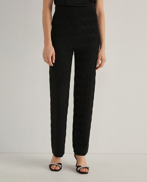 Pantalón punto zigzag · Woman El Corte Inglés · El Corte Inglés