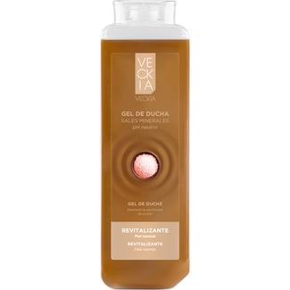 gel de baño revitalizante con sales minerales pH 5.5 para piel normal botella 750 ml - Veckia
