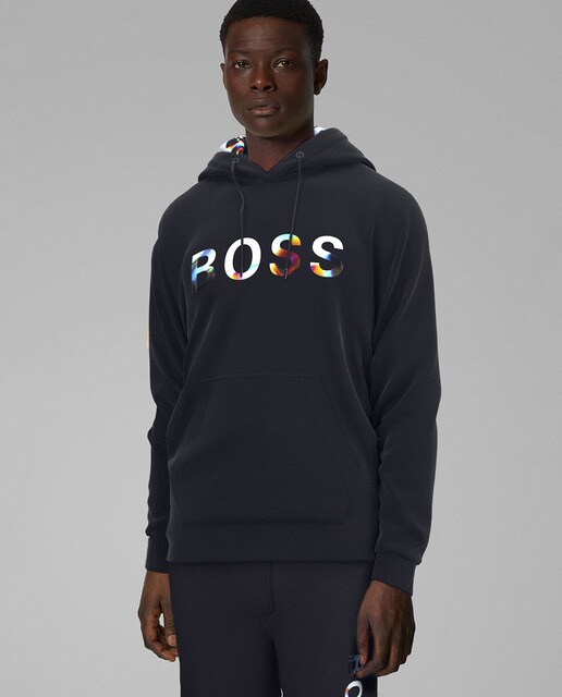 Sudadera de hombre negra con capucha · Boss · El Corte Inglés
