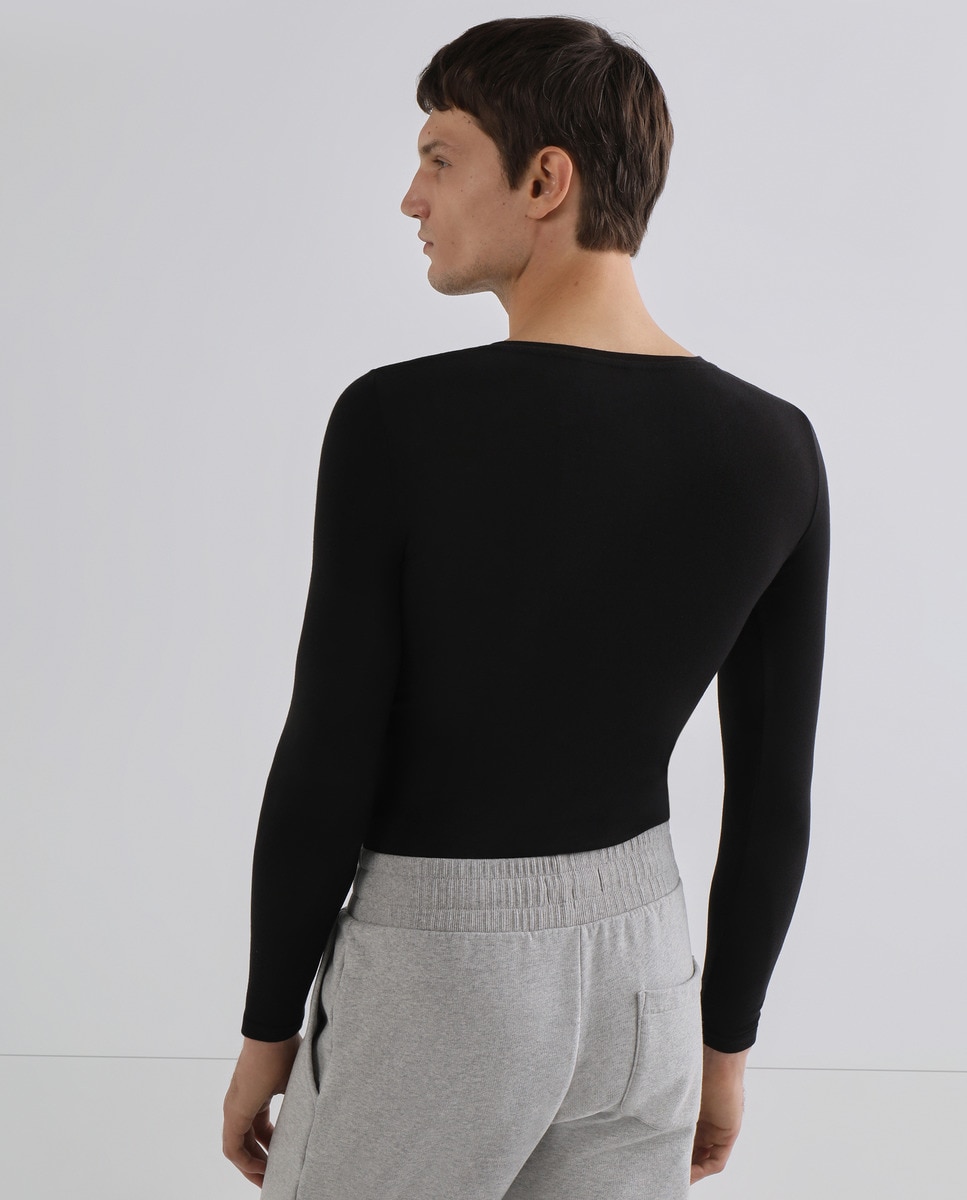 Camisola interior térmica Sensitive Thermolactyl grau 3 preta Preto-2