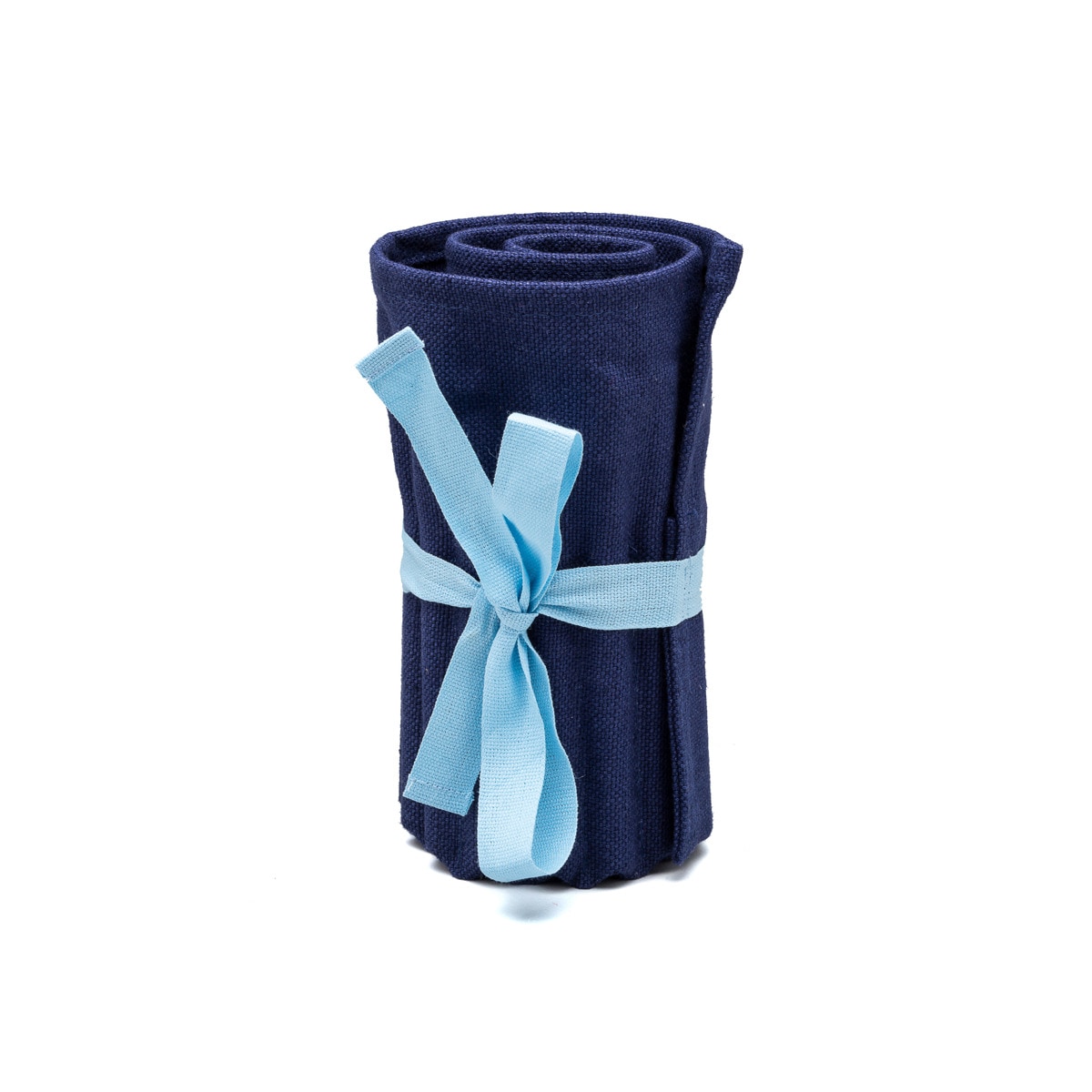 Estuche De Lino Suave Con 24 Lápices De Acuarela Fabriano Boutique Azul Azul-1