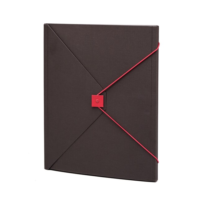 Imagen 0 de Carpeta De Solapas y Cierre Elastico Fabriano Boutique Marrón