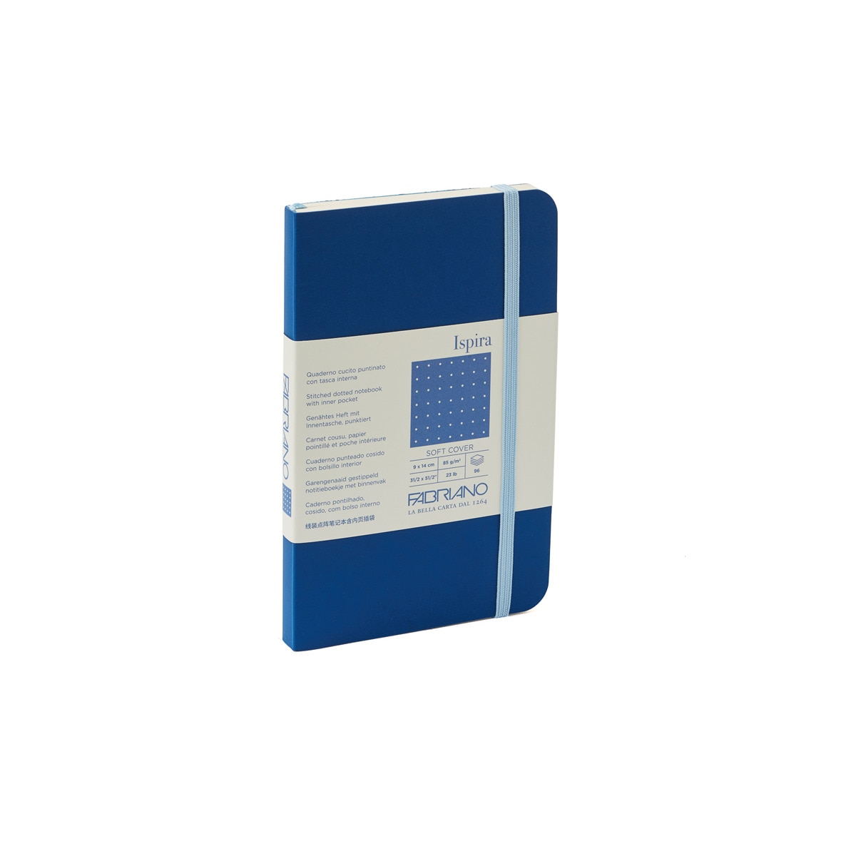 Caderno Ispira Soft 9x14 Pontilhado - Azul Royal Azul Royal-1