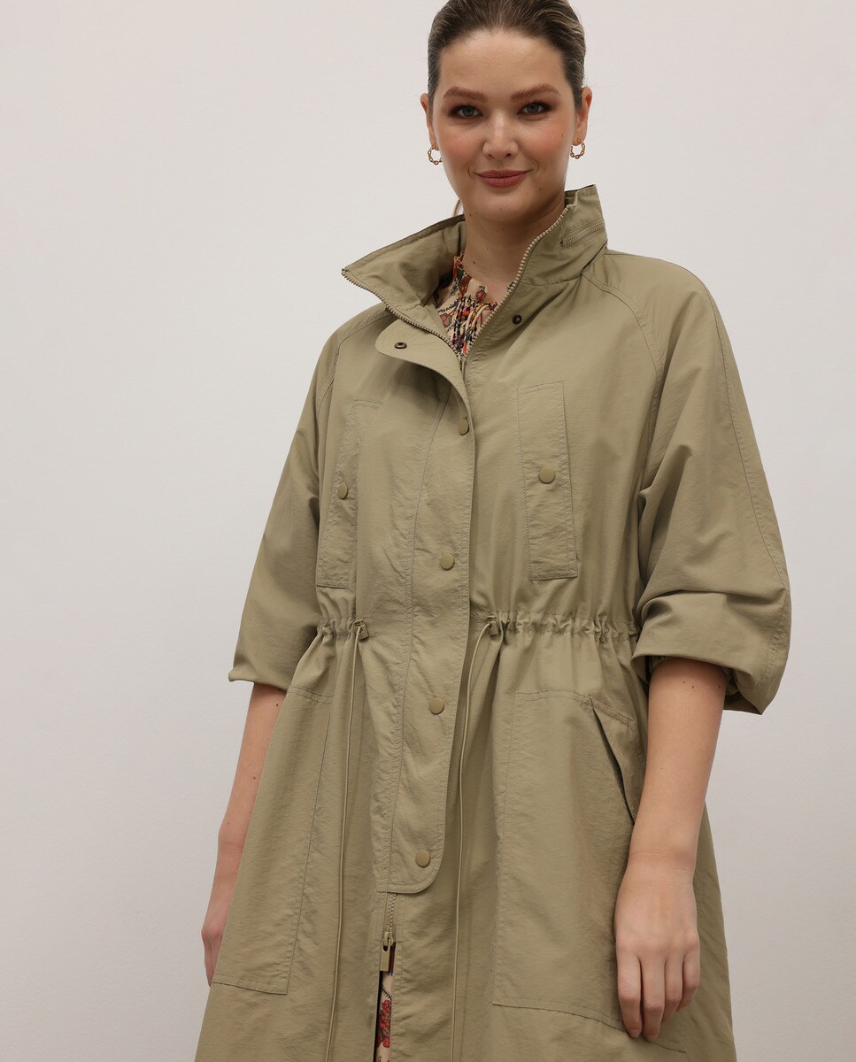 Parka larga de mujer talla grande con capucha · Couchel · El Corte Inglés