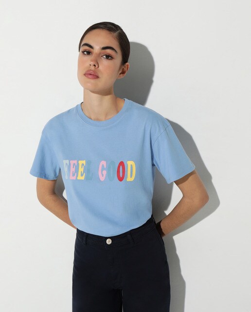 Camiseta de mujer manga corta cuello redondo · Easy Wear · El Corte Inglés
