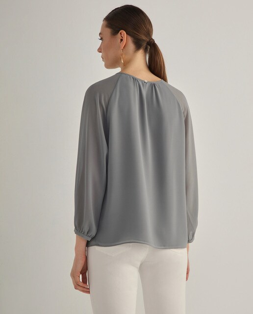 Blusa fluida funces · Woman El Corte Inglés · El Corte Inglés