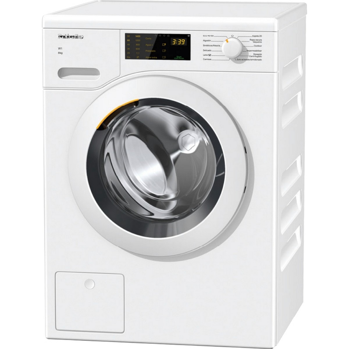 Máquina de Lavar Roupa Miele WCD020 WCS Side By Carga Frontal de 8 Kg e 1400 rpm - Branco Branco-1