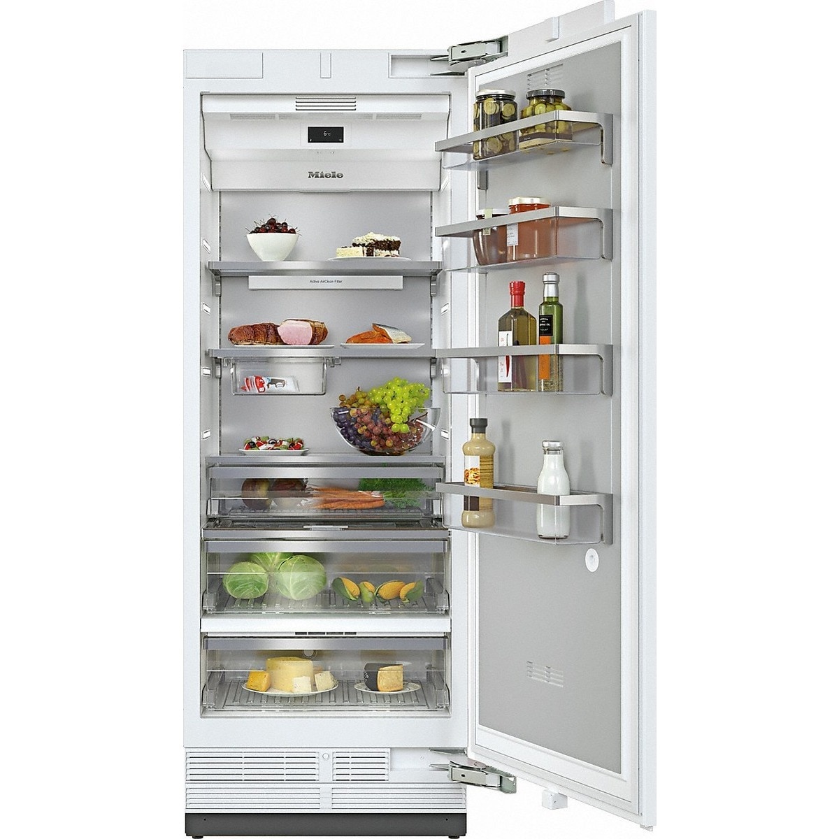 Frigorífico de 1 Porta Encastrável Miele K 2802 VI MasterCool, DynaCool, SoftClose e Push2open e de 212,7 cm - Branco Branco-1