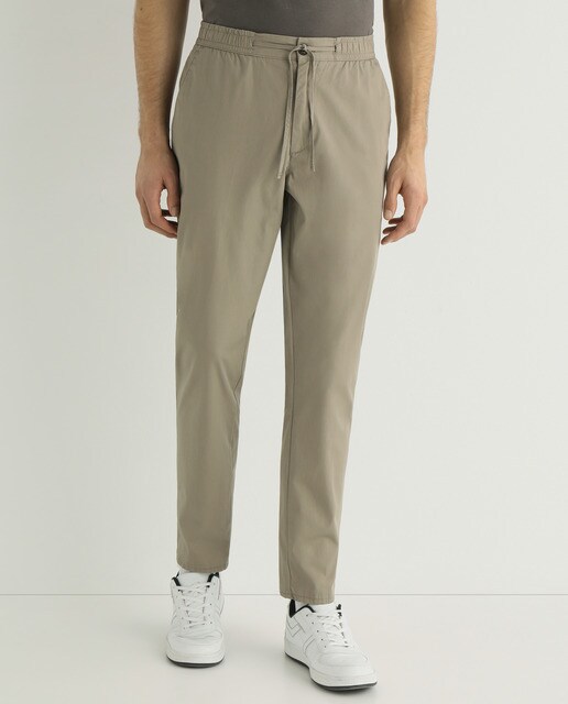 Comprar Pantalón chino popelín de hombre · Unit · Hipercor