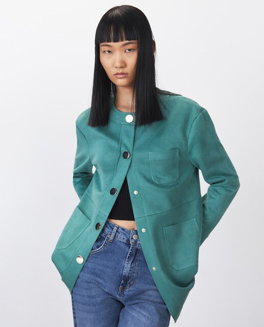 Sobrecamisa antelina · Sfera · El Corte Inglés