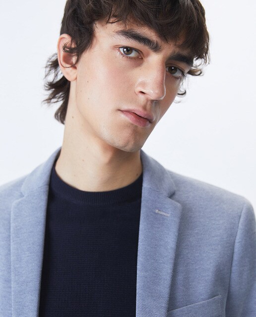 Americana de hombre azul claro · Sfera · El Corte Inglés