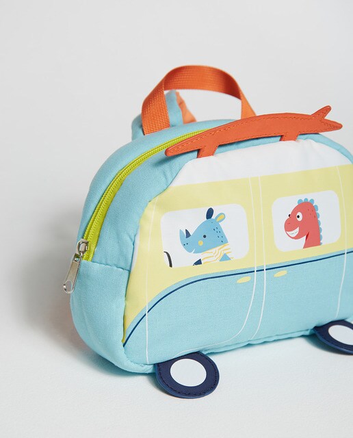 Mochila de bebé niño merienda caravana · Sfera · El Corte Inglés