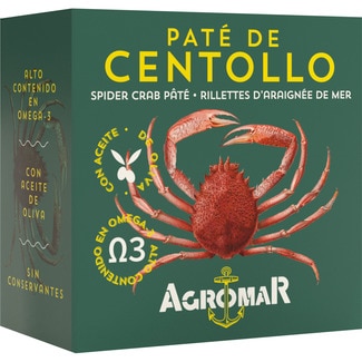 paté de centollo lata 100 g neto escurrido - Agromar
