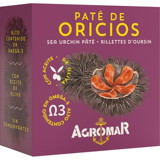 paté de oricios lata 100 g neto escurrido - Agromar