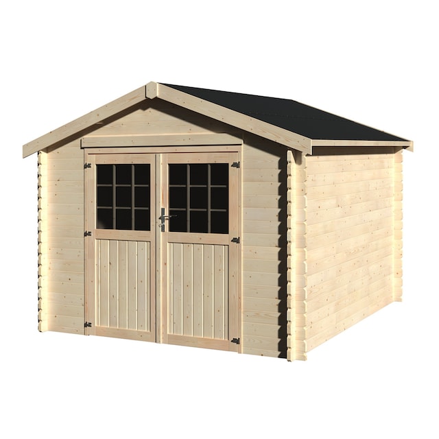 Imagen 0 de Caseta machihembrada de madera natural Valodeal