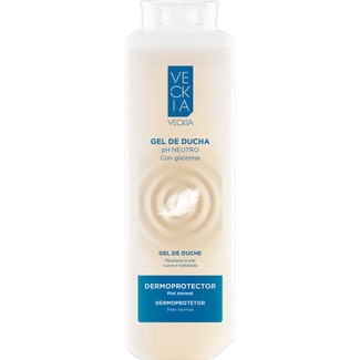 gel de baño dermoprotector pH neutro para piel normal botella 750 ml - Veckia