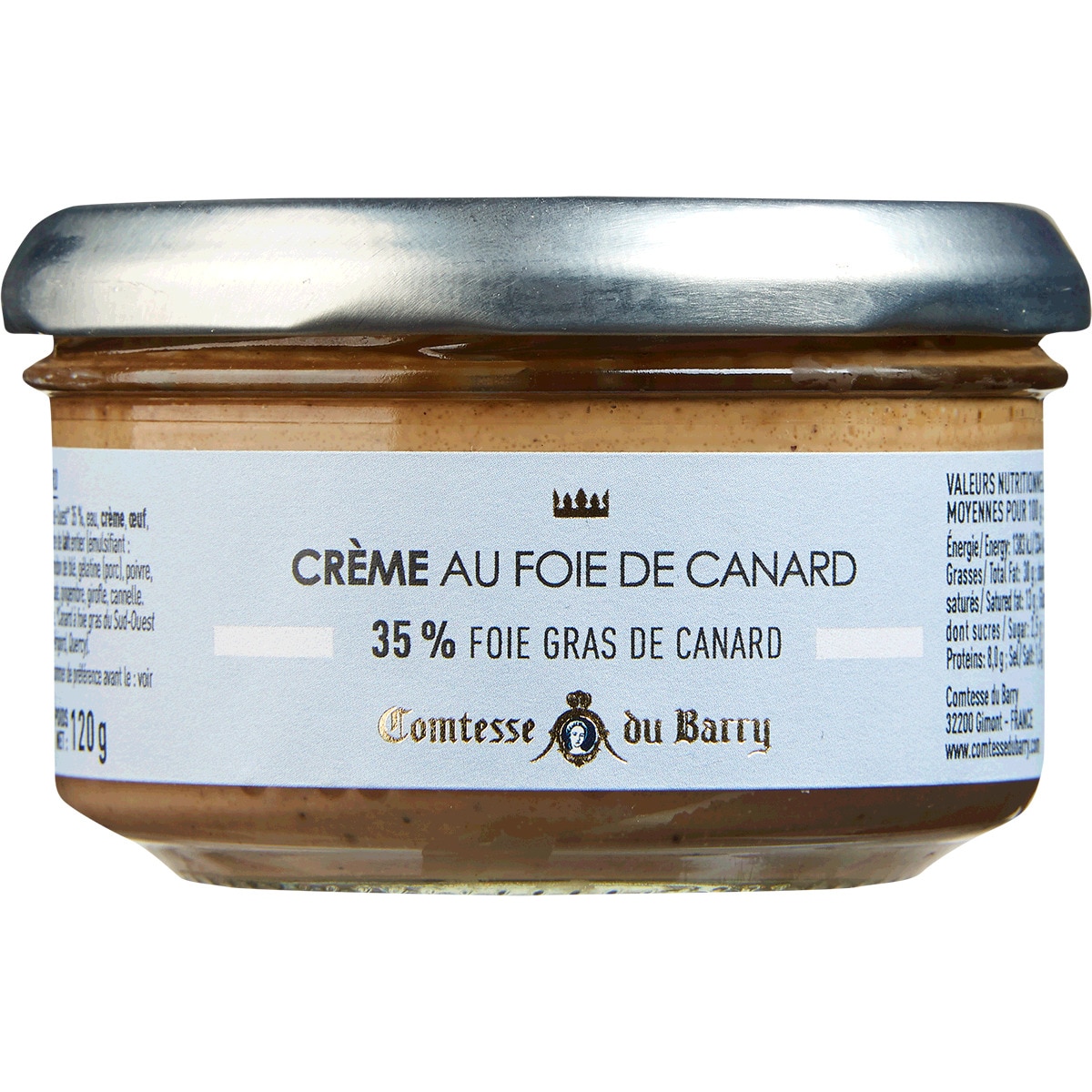 Creme de 35% Foie Gras embalagem 120 g
