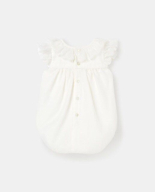 Ranita de ceremonia bebé en blanco con puntilla · Coconut El Corte Inglés · El  Corte Inglés
