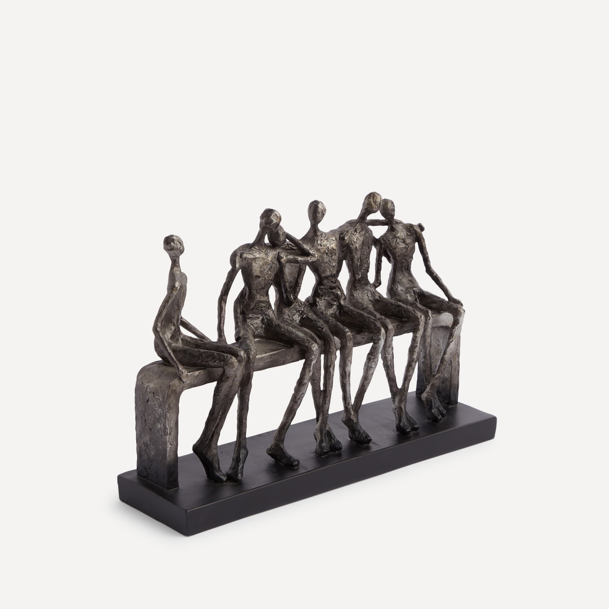 Escultura sentados Paraná El Corte Inglés Preto-2