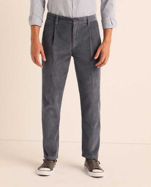 Comprar Pantalón chino de hombre de pana relaxed fit · Unit · Hipercor