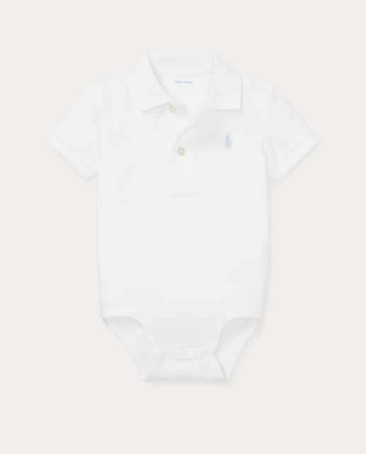 Imagen 0 de Body de bebé niño en blanco con logo