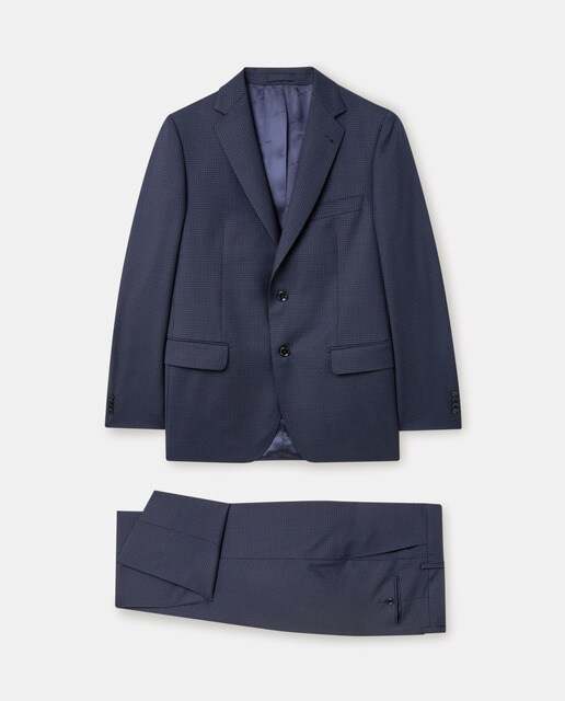 Traje de hombre regular de cuadrillé azul · Emidio Tucci · El Corte Inglés