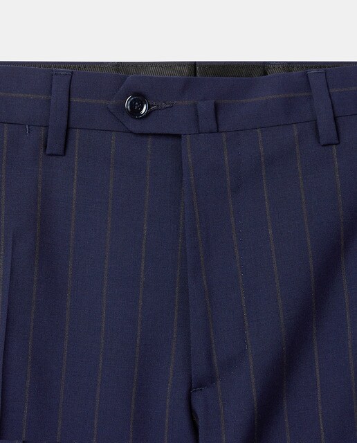 Traje de hombre classic de rayas azul · Emidio Tucci · El Corte Inglés