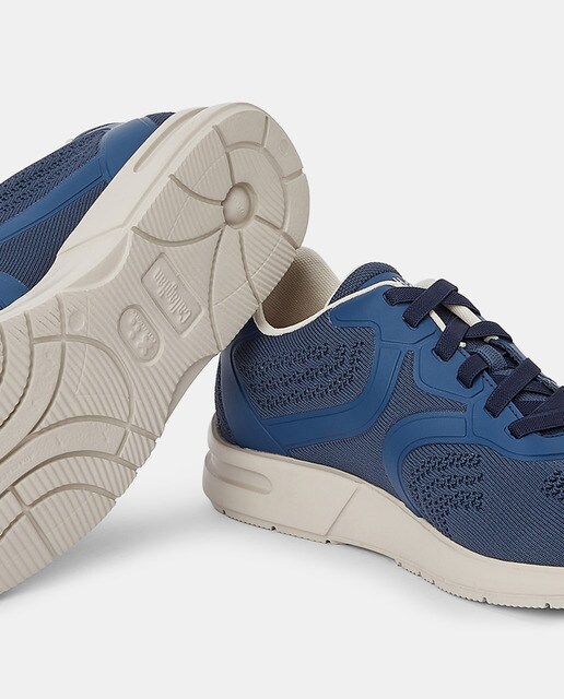 Zapatillas deportivas de hombre en textil de color azul · Callaghan · El  Corte Inglés