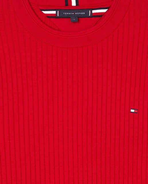 Jersey de hombre de color rojo con cuello redondo · Tommy Hilfiger · El  Corte Inglés