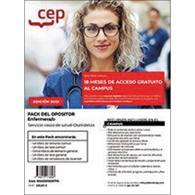 Imagem 0 de Pack del opositor enfermera;o servicio vasco de sa
