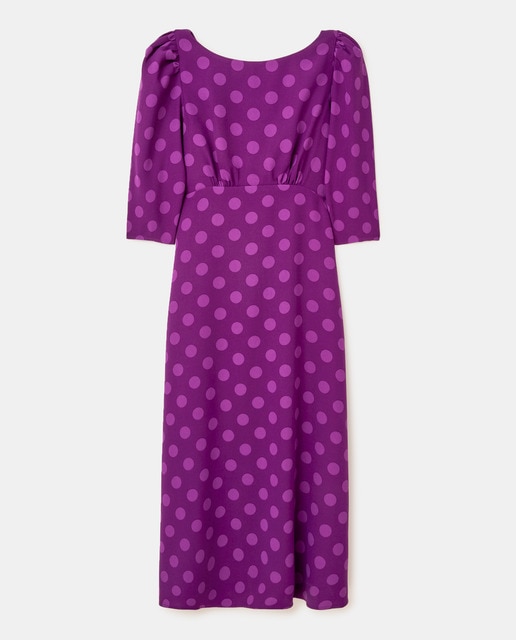 Fórmula Joven Vestido azul marino lunares | RopaModaMujer.es