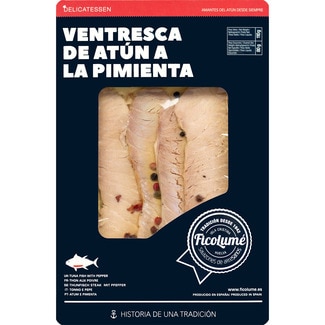 ventresca de atún a la pimienta estuche 80 g - Ficolume
