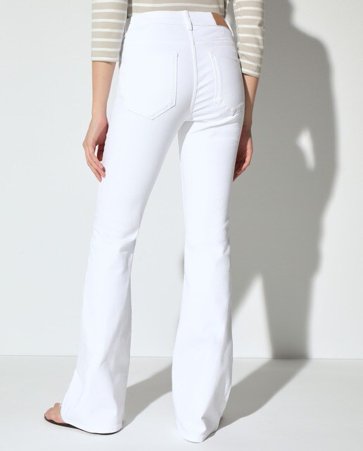 Pantalón de mujer vaquero con campana · Easy Wear · El Corte Inglés