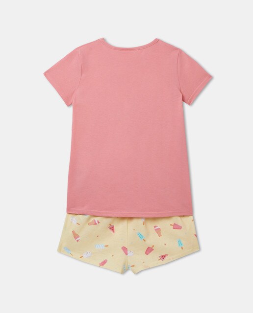 Pijama de niña dos piezas con helados · Cotton Juice · El Corte Inglés