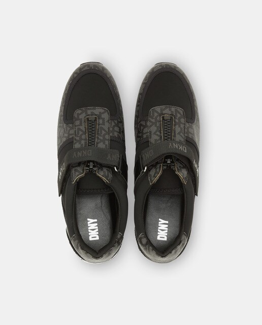 Zapatillas deportivas de mujer en color negro con logotipo · DKNY · El Corte  Inglés