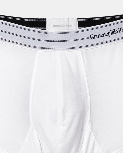 Bóxer de punto de hombre blanco · Ermenegildo Zegna · El Corte Inglés