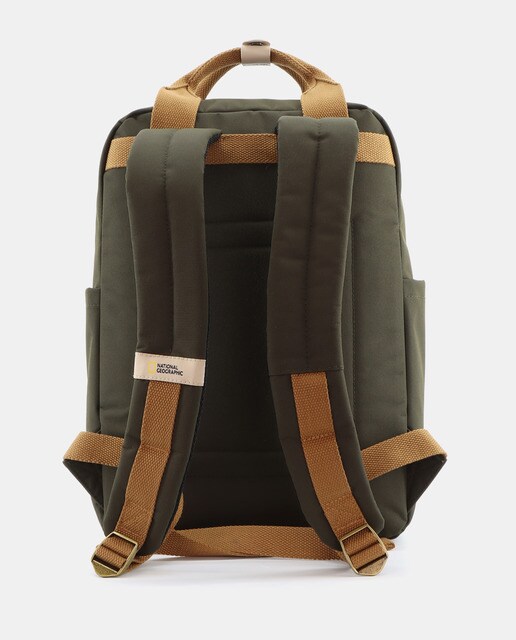Mochila de nylon en verde con cremallera · National Geographic · El Corte  Inglés