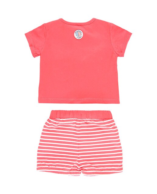 Conjunto punto listado de bebé niño coral · Boboli · El Corte Inglés
