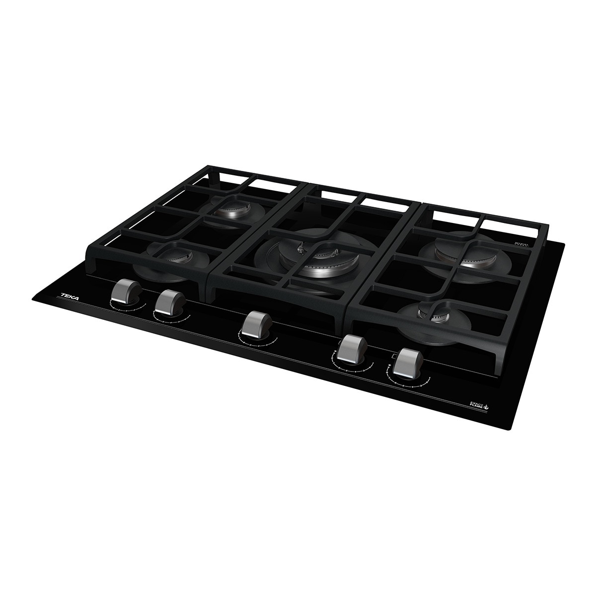 Placa gas Teka 5 quemadores - GZC75330 XBA BK Negro-4
