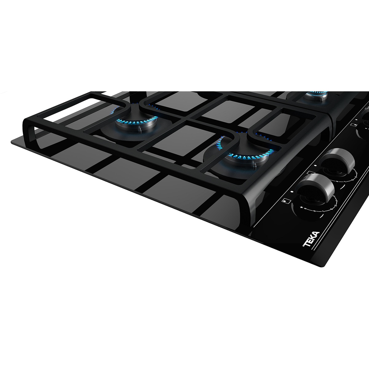 Placa gas Teka 4 quemadores - GZC64300 XBA BK Negro-6