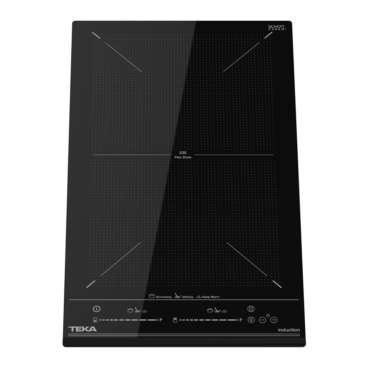 Placa modular inducción Teka 2 zonas de cocción - IZF32400 MSP BK Negro-3