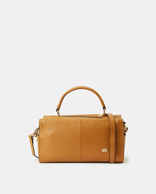 Bolso de mano de piel en marrón con cremallera · Piel Morena · El Corte  Inglés