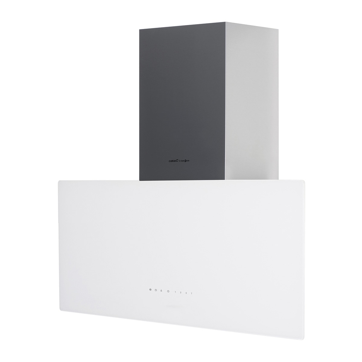 Campana decorativa Cata 4 niveles de extracción - GRECO 70WH C&C Blanco-1