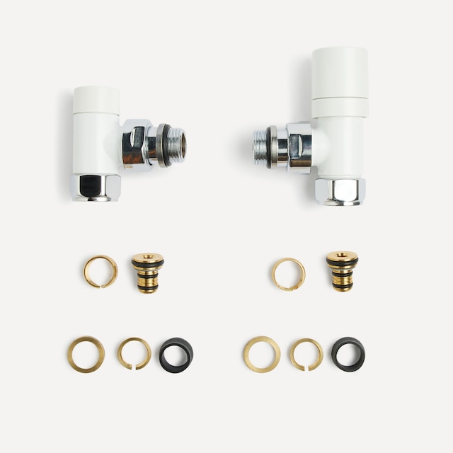 Imagem 0 de Kit de válvulas bitubo e conexões para toalheiro secador