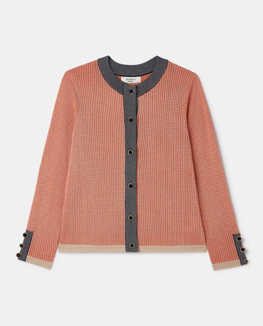 Chaqueta de mujer con cuello redondo y botones · Woman El Corte Inglés · El Corte  Inglés