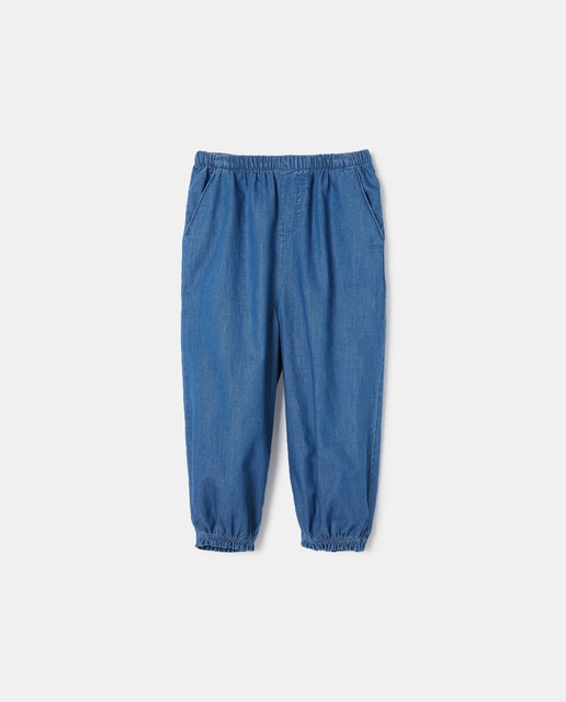 Pantalón vaquero de bebé niña bombacho · Baby El Corte Inglés · El Corte  Inglés